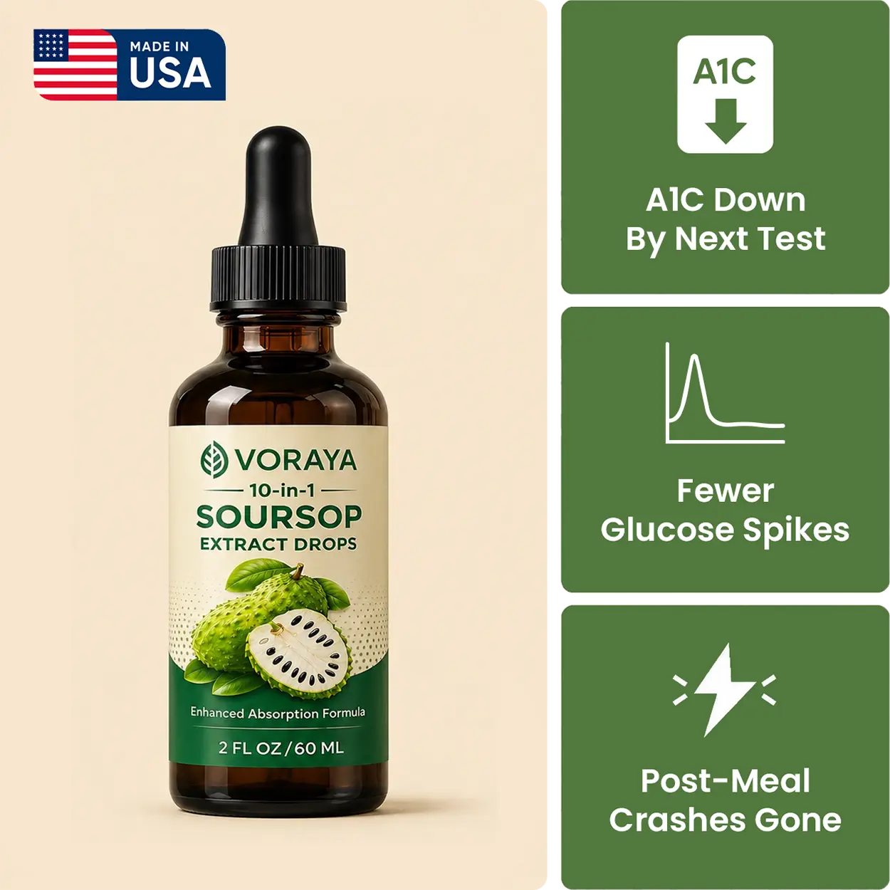 Organic Soursop Extract for Blood Sugar Support