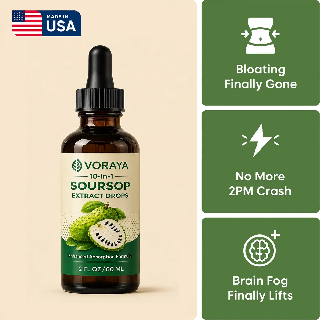 Organic 10-in-1 Soursop Extract Drops