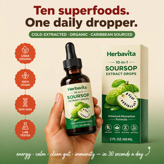 Organic Soursop 10-in-1 Drops