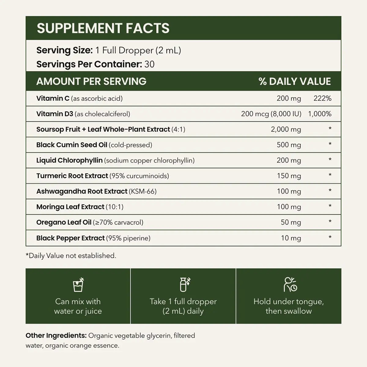Organic 10-in-1 Soursop Extract Drops